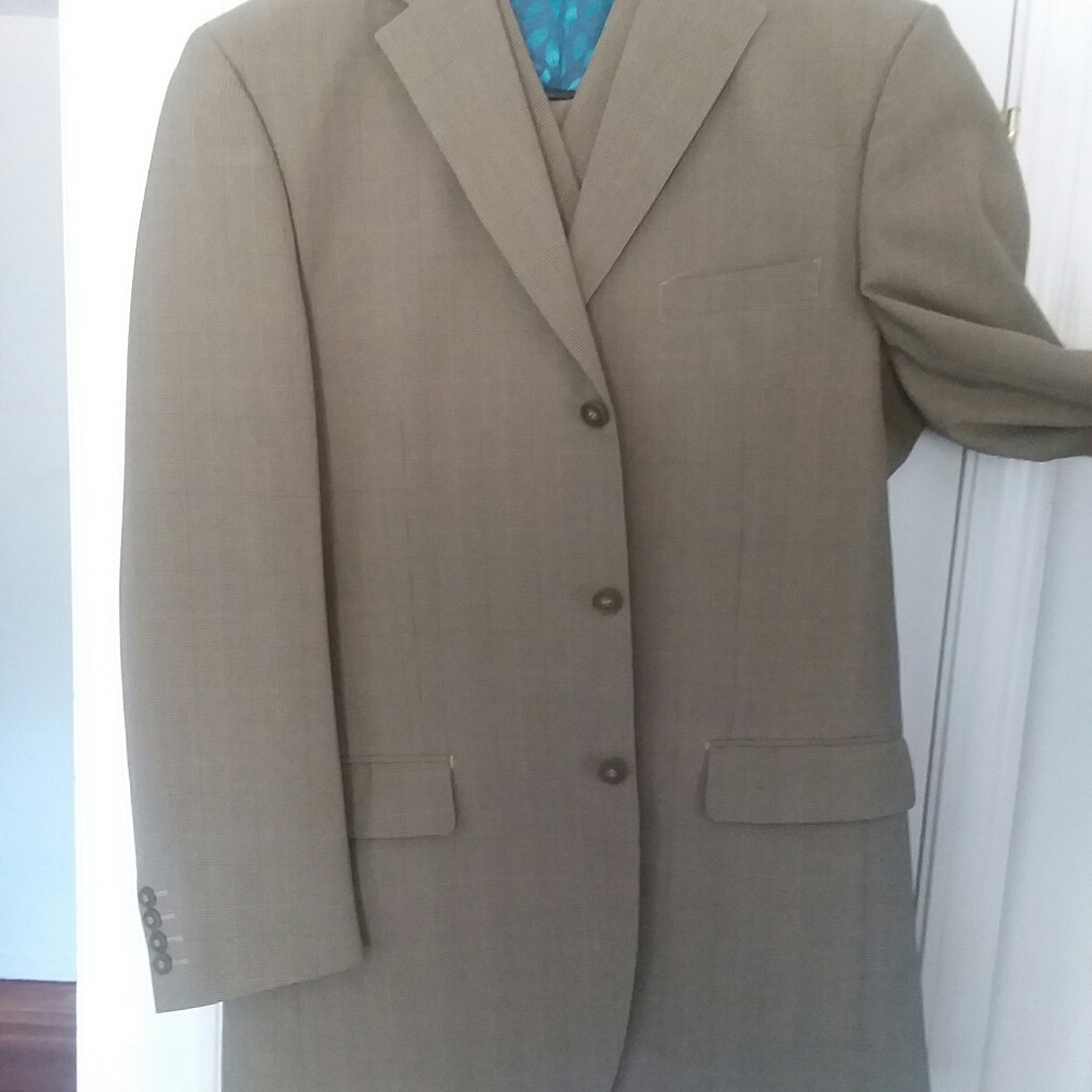 Men's three piece suit worn once